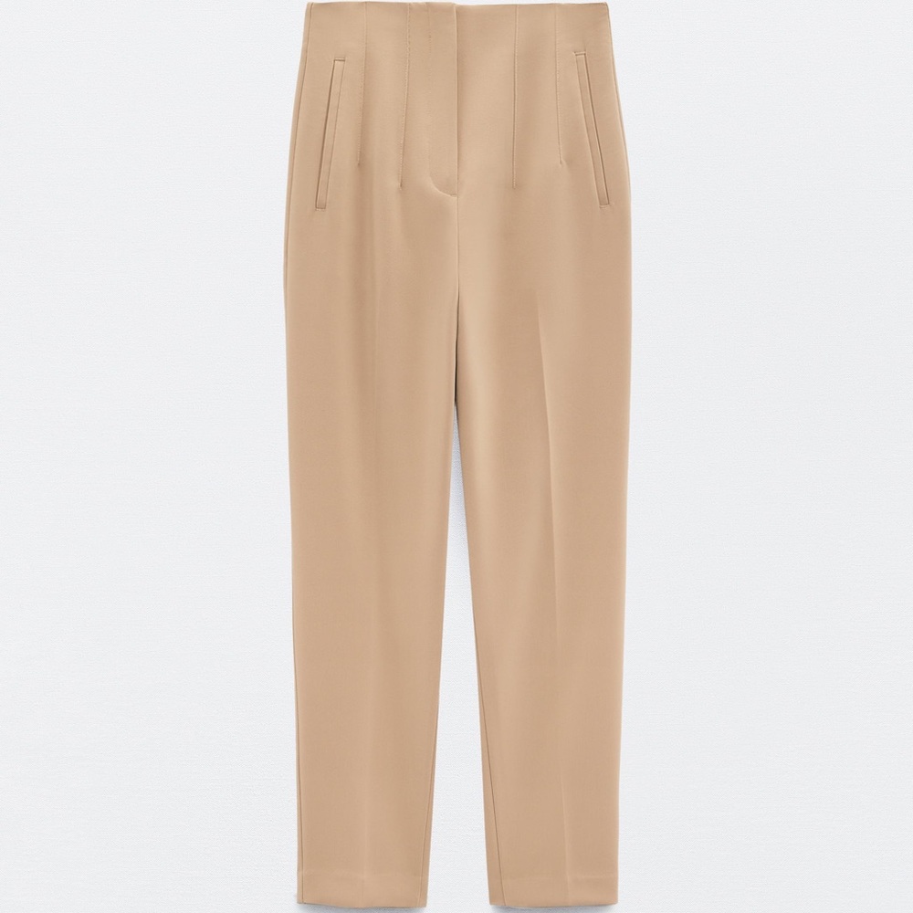 Zara pants with a high waist